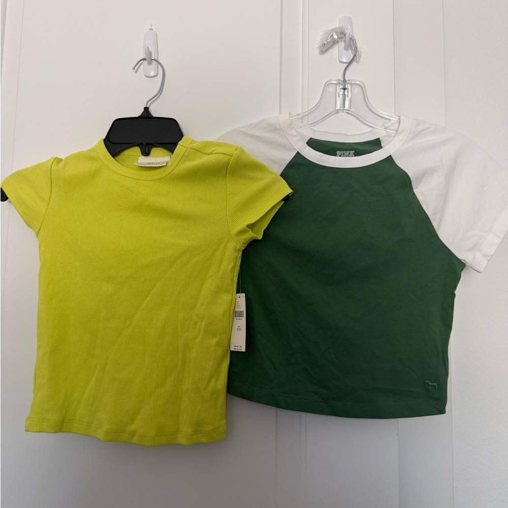 Anthropologie Green Tank Top with High Neck